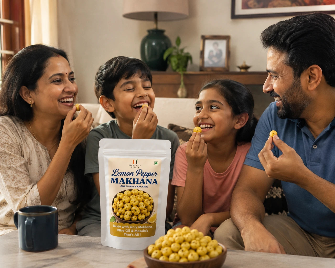 Tangy Lemon Pepper Makhana (LIMITED) Pack of 5