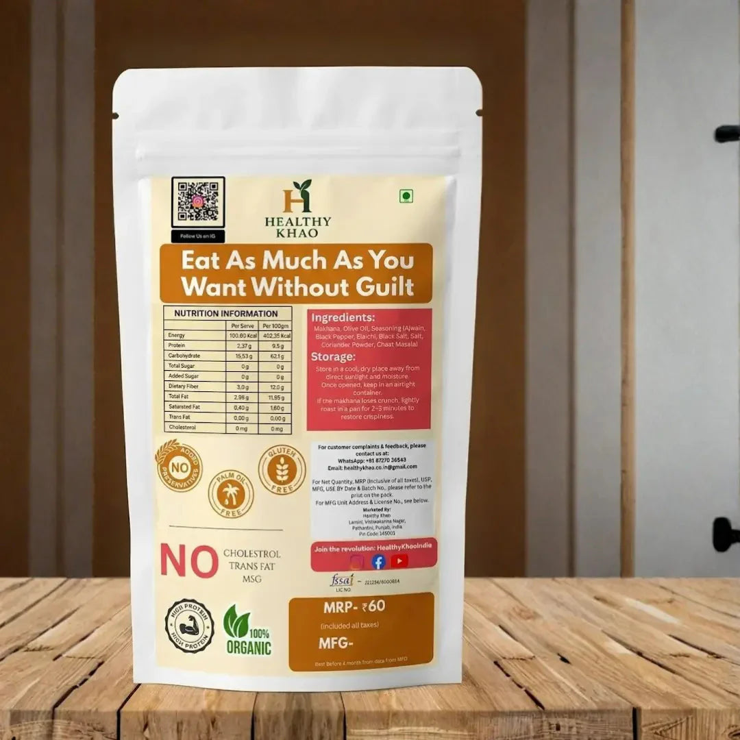 Tangy Lemon Pepper Makhana (LIMITED) Pack of 5