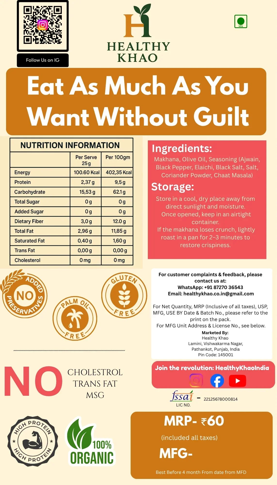Peri Peri Makhana
